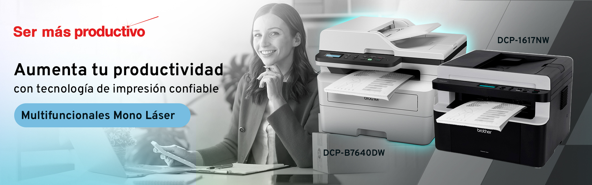 Brother Impresión Láser Multifuncionales Mono Láser