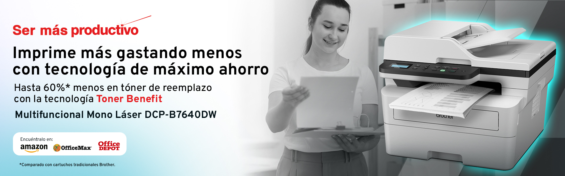 Brother Impresión Láser Rendimiento Multifuncionales Mono Láser